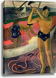Постер Гоген Поль (Paul Gauguin) The Man with an Axe, 1891