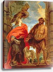 Постер Дик Энтони St. John the Baptist and St. John the Evangelist, c.1618-20
