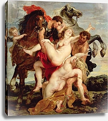 Постер Рубенс Петер (Pieter Paul Rubens) Rape of the Daughters of Leucippus