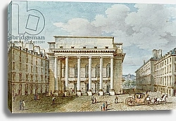 Постер Николле Виктор (грав) View of the Facade of the Theatre Italien