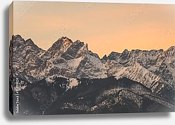 Постер Осеннее утро в горах Татра, Польша