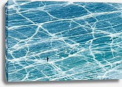 Постер Россия, Байкал. Гладкий лед №2