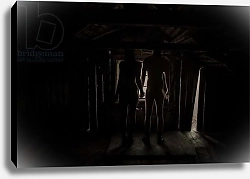 Постер Хогабо Элинтиция (совр) Couple in the attic, 2015, screen print