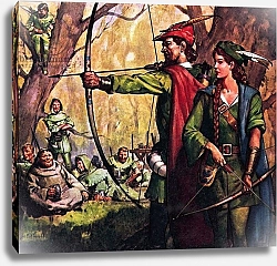 Постер МакКоннел Джеймс Robin Hood and Maid Marian