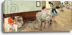 Постер Дега Эдгар (Edgar Degas) The Dance Lesson, c.1879