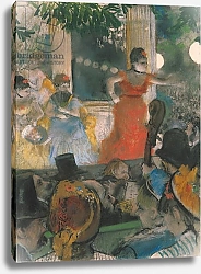 Постер Дега Эдгар (Edgar Degas) Cafe Concert at Les Ambassadeurs, 1876-77