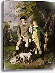 Постер Уитли Франсис Portrait of a Sportsman with his Son, 1779