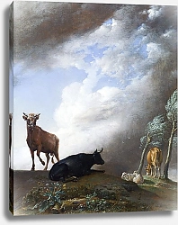 Постер Поттер Паулюс Скот и овцы в шторм
