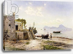 Постер Монстед Петер From Sorrento, Towards Capri, 1889