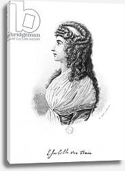 Постер Школа: Немецкая Charlotte von Stein, born von Schardt, late 18th century-early 19th century, engraved by G. Wolf