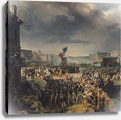 Постер Когнит Леон The Garde Nationale de Paris Leaves to Join the Army in September 1792, c.1833-36