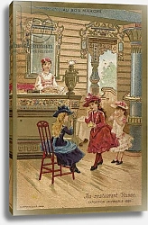 Постер Школа: Французская 19в. At the Russian restaurant, Exposition Universelle, Paris, 1889