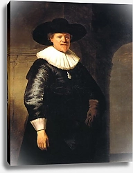 Постер Рембрандт (Rembrandt) Портрет поэта Яна Херманса Крула