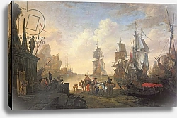 Постер Майндерхот Хенрик View of a Port in the Levant, 1670