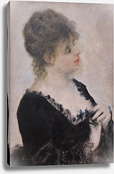 Постер Ренуар Пьер (Pierre-Auguste Renoir) Портрет молодой женщины 12