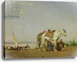 Постер On the bank of the Nile, 1871