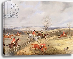 Постер Олкен Генри (охота) Hunting Scene, Drawing the Cover