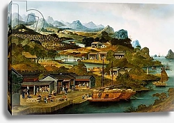 Постер Школа: Китайская 19в. Tea Production in China, Guangzhou, China, 1790-1820