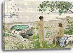 Постер Фишер Поль On the beach, 1916