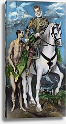 Постер Эль Греко St. Martin and the Beggar, 1597-99