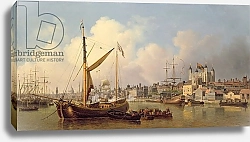 Постер Скотт Самуэль The Thames and the Tower of London supposedly on the King's Birthday, 1771
