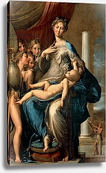 Постер Пармиджанино Madonna with the Long Neck, 1534-40