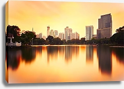 Постер Бангкок на закате, Таиланд