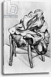 Постер Сезанн Поль (Paul Cezanne) Drapery on a Chair, 1980-1900