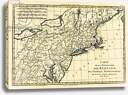 Постер Бонне Чарльз (карты) North-East Coast of America, 1780