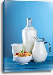 Постер Хлопья с молоком