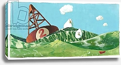 Постер МакГрегор Томас (совр) Birds Buoy Swell