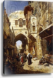 Постер Бауэрнфайнд Густав Davidstrasse, Jerusalem, 1887
