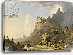 Постер Кропси Джаспер Italian Landscape near Rome: Study for 