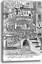 Постер Школа: Итальянская 18в Carnevale Games in Venice, 1626