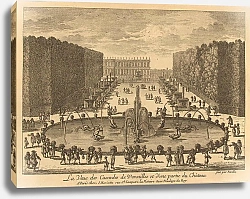Постер Перель Габриэль Вид Версальских каскадов и части дворца