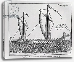 Постер Школа: Французская 'Spanish Ship', from Oexmelin's Buccaneer Adventurers, vol ii, Trevoux, 1744
