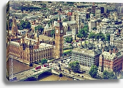 Постер Вид на Лондон с высоты