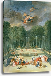Постер Котель Джин Младший The Groves of Versailles. View of the Theatre of Water with Nymphs waiting to receive Psyche