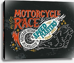Постер Гонка мотоциклов
