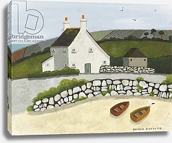 Постер Хардинг Софи (совр) Boats, Gull and House