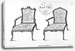Постер Французское кресло