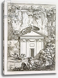 Постер Школа: Итальянская 17в. Excavation of the tomb of Quintus Nasonius Ambrosius in the 1670s