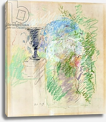 Постер Моризо Берта Vase in a Garden, 1890