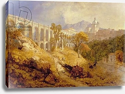 Постер Пайн Джеймс The Aqueduct at Arricia, Near Rome, 1866