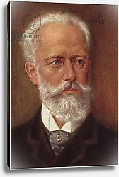 Постер Школа: Русская 19в. Portrait of Pyotr Ilyich Tchaikovsky 4