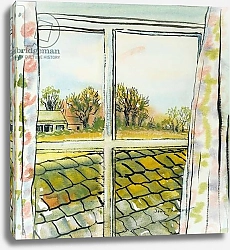 Постер Фивси Джоан (совр) Through the Cottage Window Suffolk, 2010,