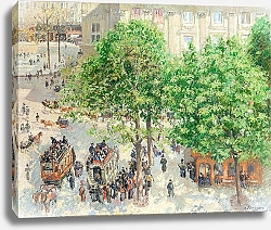 Постер Писсарро Камиль (Camille Pissarro) Площадь Французского Театра в Париже