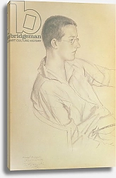 Постер Кустодиев Борис Portrait of Dmitri Dmitrievich Shostakovich, 1923