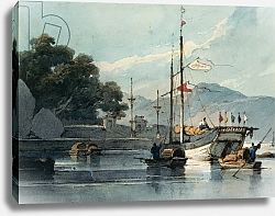 Постер Чиннери Джордж Shipping on a Chinese River