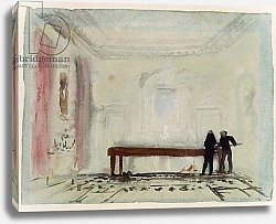 Постер Тернер Уильям (William Turner) Billiard players at Petworth House, 1830